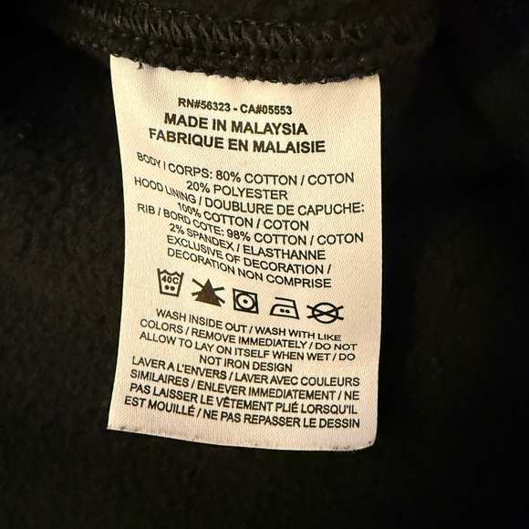 Nike Womens black Hoodie with Pink and Yellow Accents. - Picture 4 of 6